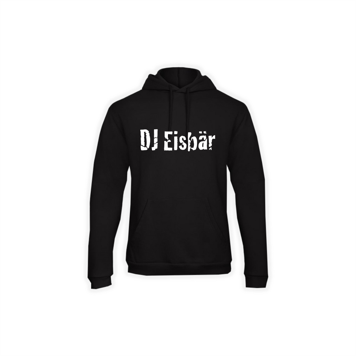 Kapuzen Sweat-Shirt "DJ EISBÄR Logo" schwarz