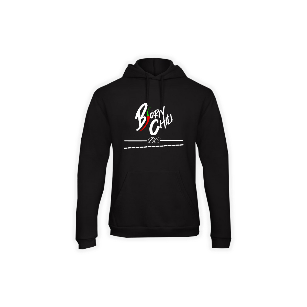 Kapuzen Sweat-Shirt "BJÖRN CHILI Logo" schwarz
