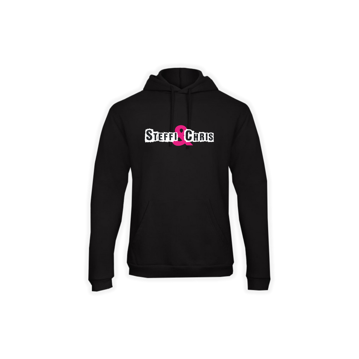 Kapuzen Sweat-Shirt "STEFFI & CHRIS Logo" schwarz