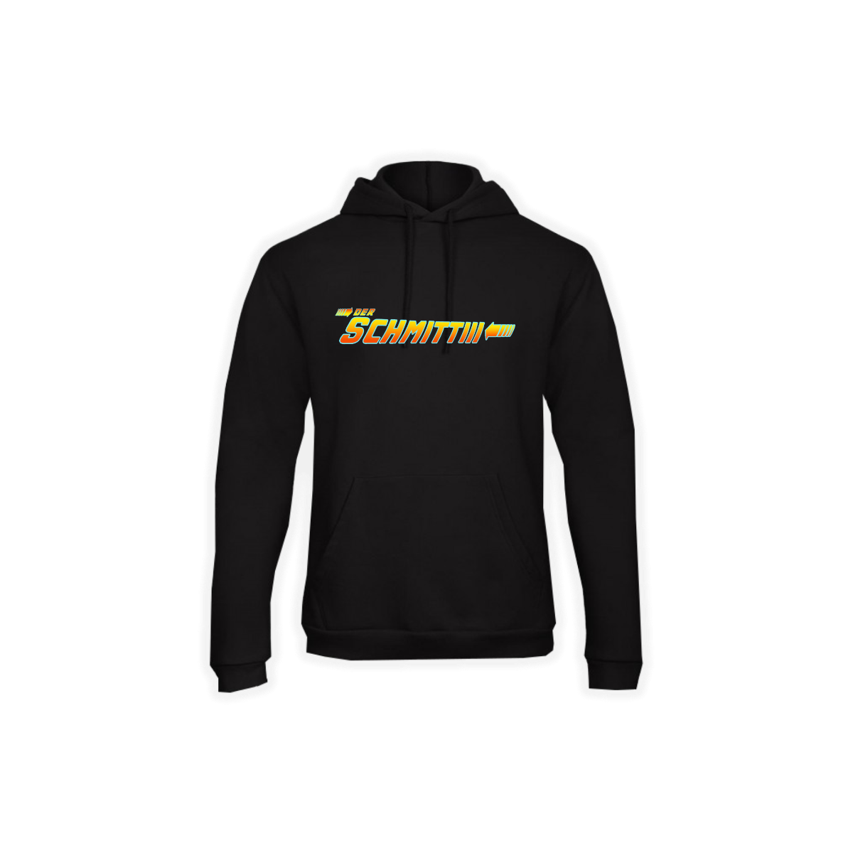 Kapuzen Sweat-Shirt "DER SCHMITTIII Logo" schwarz