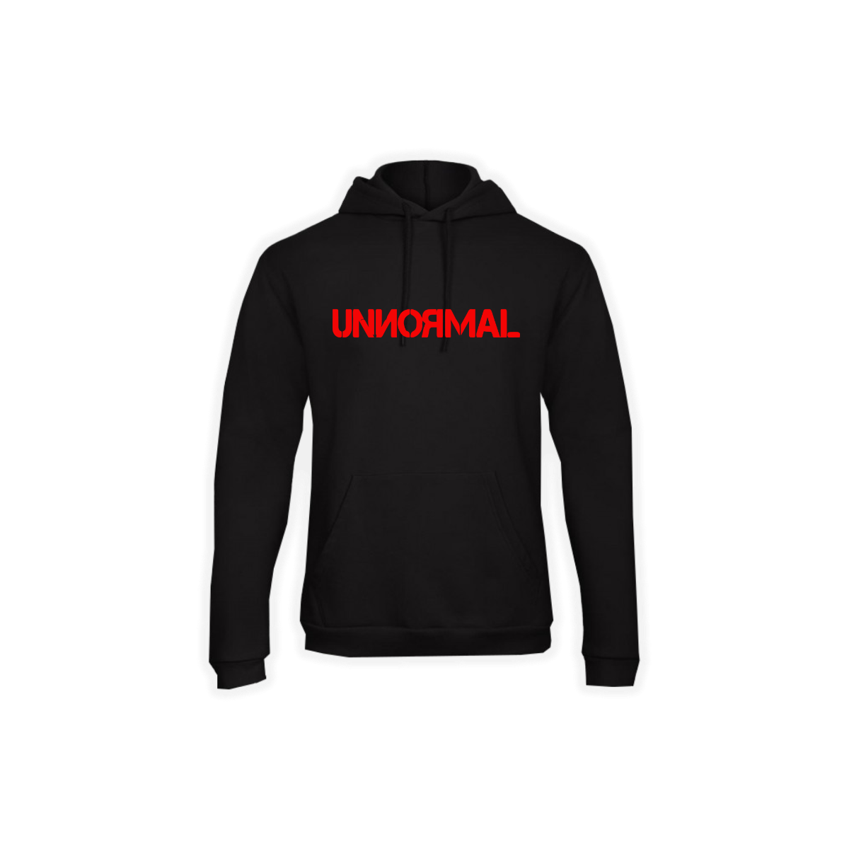 Kapuzen Sweat-Shirt "UNNORMAL Logo" schwarz