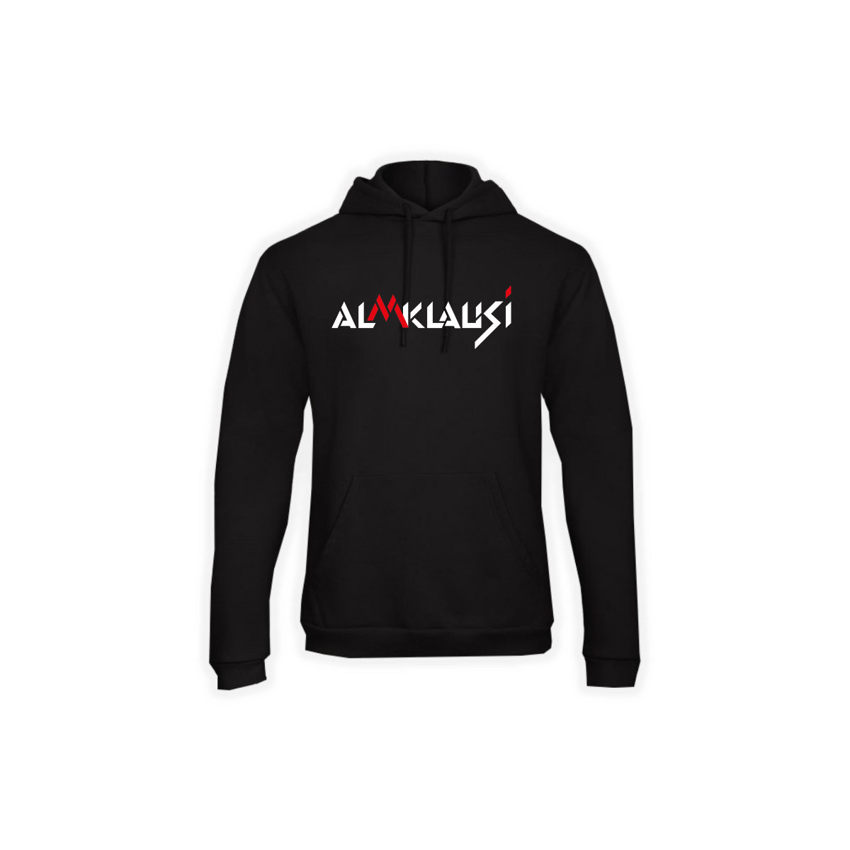 Kapuzen Sweat-Shirt "ALMKLAUSI Logo" schwarz