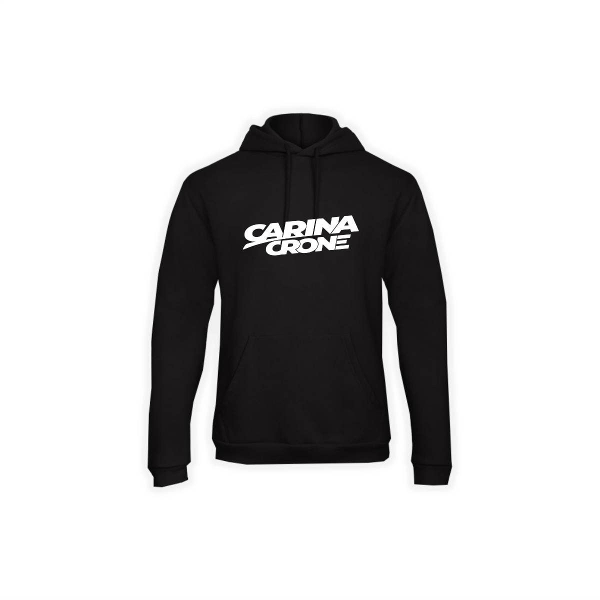 Kapuzen Sweat-Shirt "CARINA CRONE Logo" schwarz