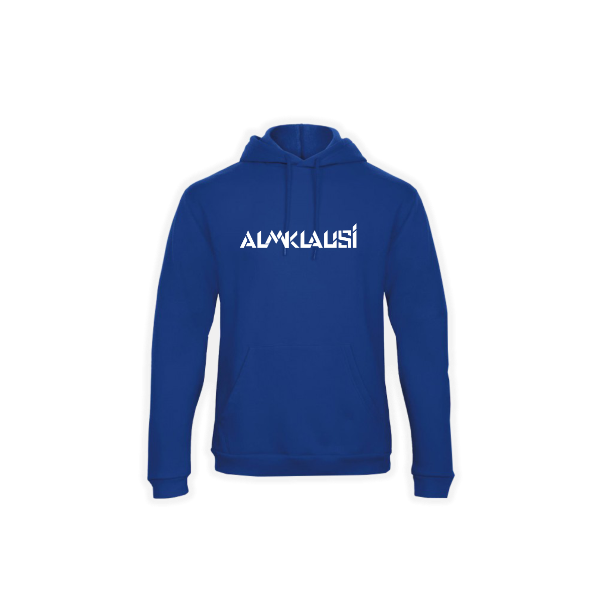 Kapuzen Sweat-Shirt "ALMKLAUSI Logo" blau