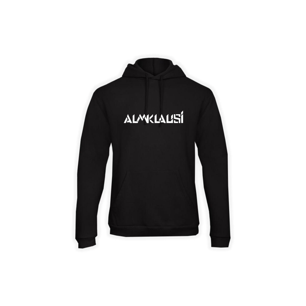 Kapuzen Sweat-Shirt "ALMKLAUSI Logo" schwarz