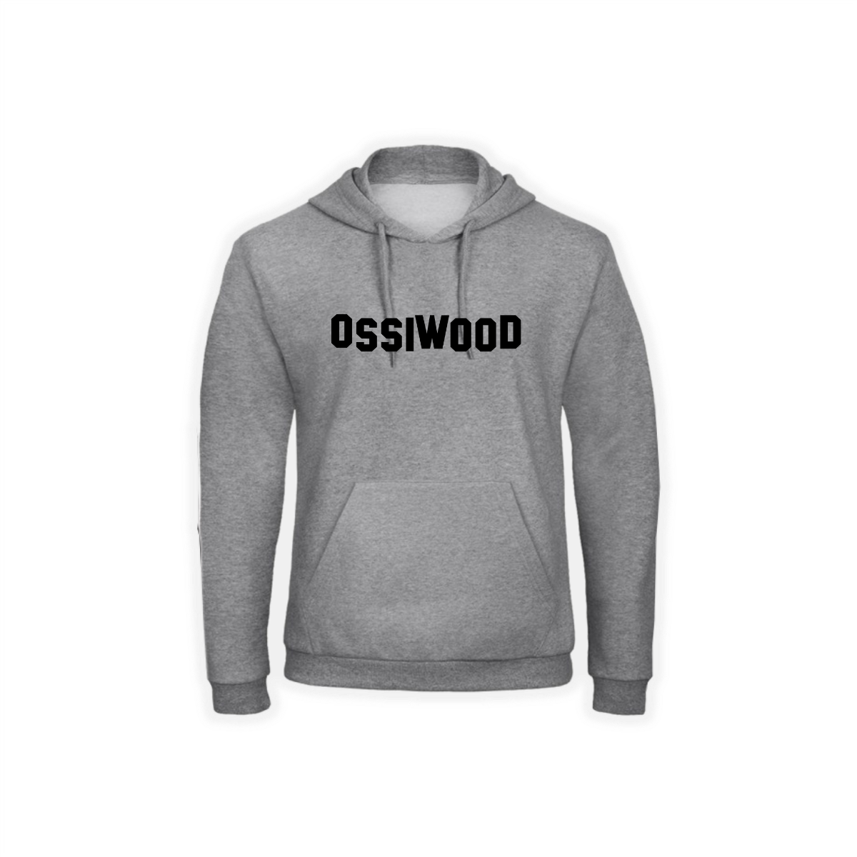 Kapuzen Sweat-Shirt "OSSIWOOD" grau