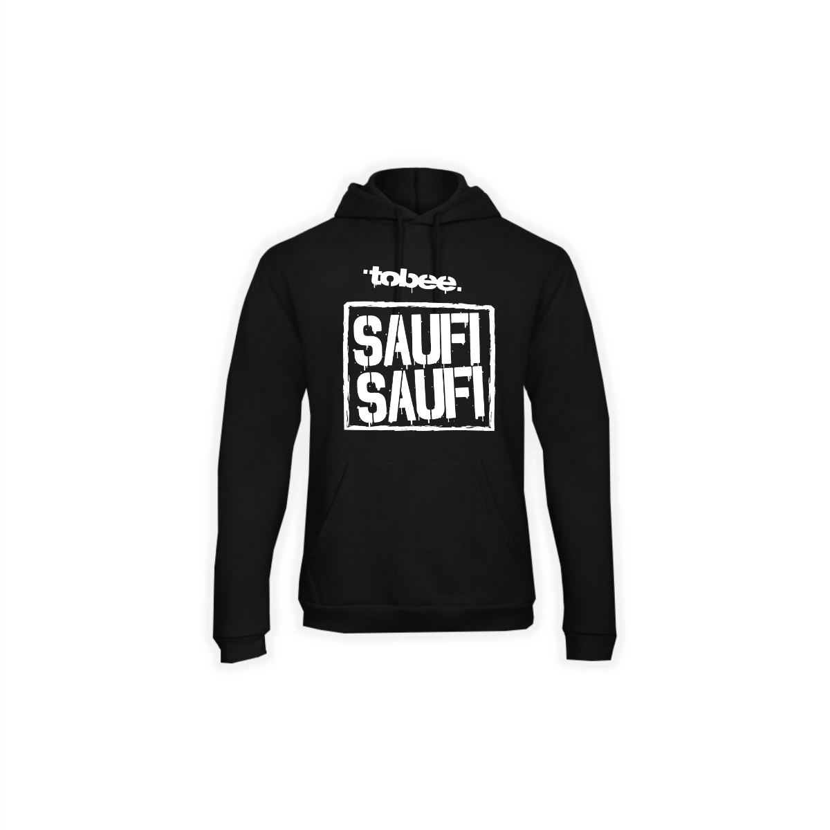 Kapuzen Sweat-Shirt "SAUFI SAUFI" schwarz