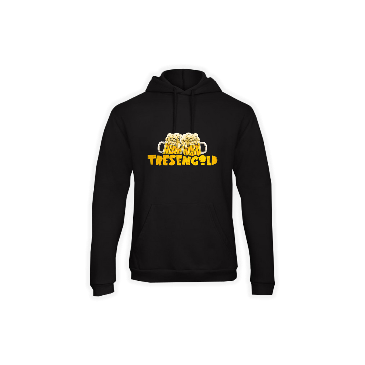 Kapuzen Sweat-Shirt "TRESENGOLD" schwarz