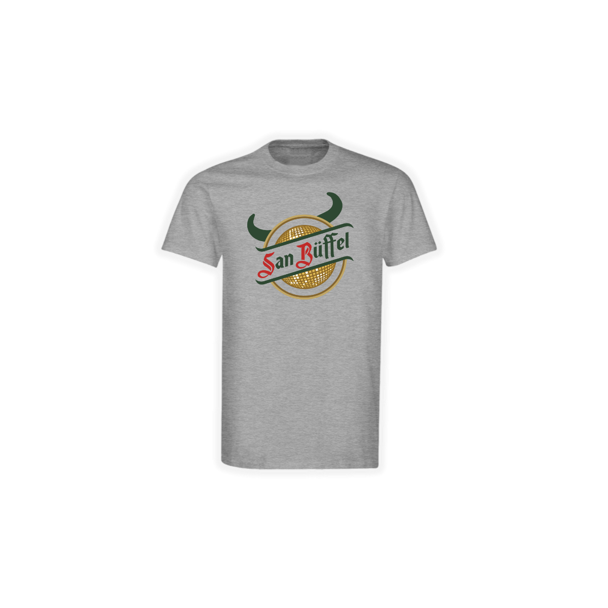 T-Shirt „SAN BÜFFEL”  grau