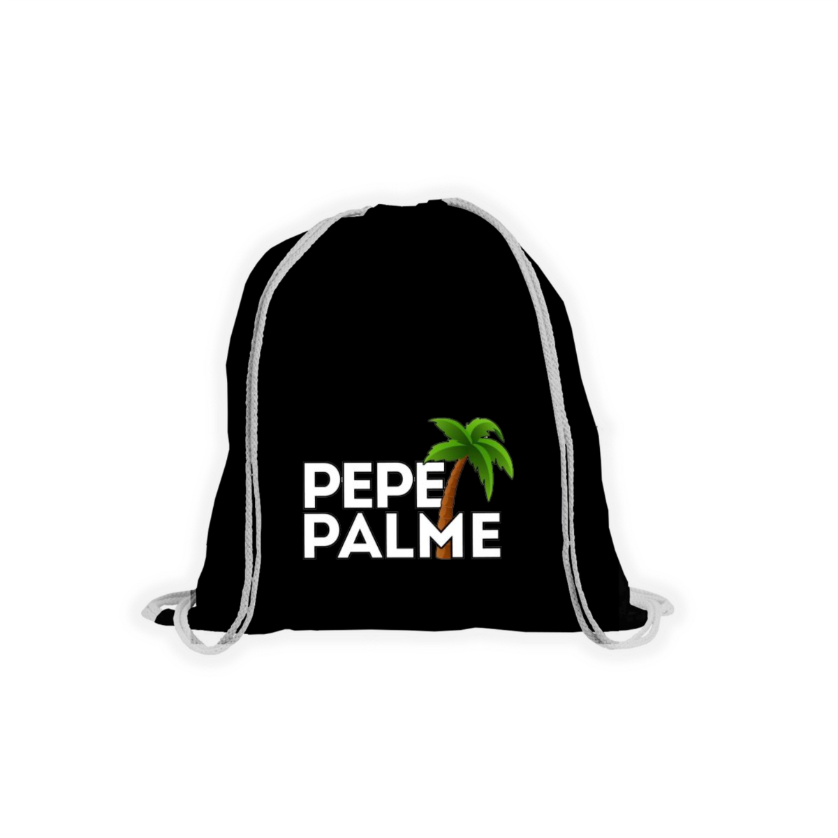 Stoffbeutel "PEPE PALME Logo" schwarz