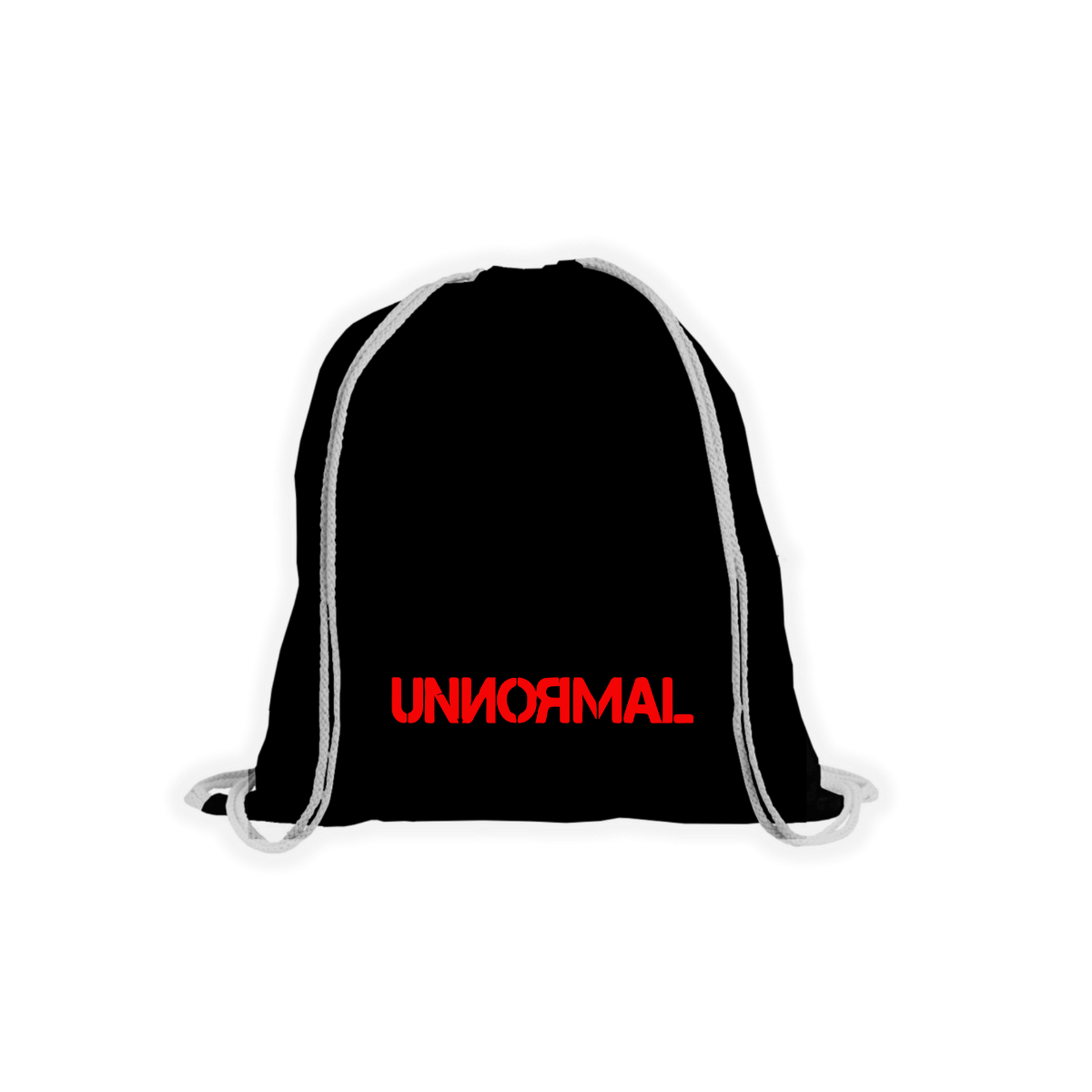 Stoffbeutel "UNNORMAL Logo" schwarz