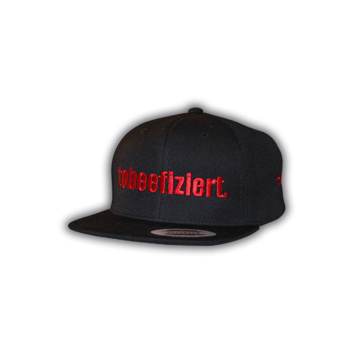 Cap "TOBEEFIZIERT" schwarz, bestickt