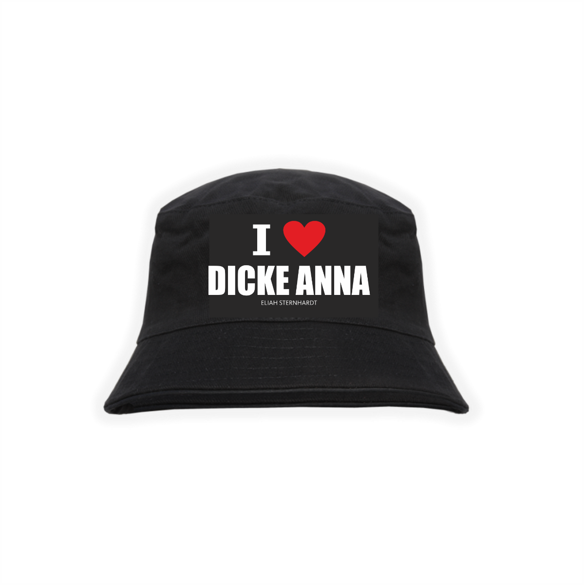 Fischerhut "DICKE ANNA" schwarz