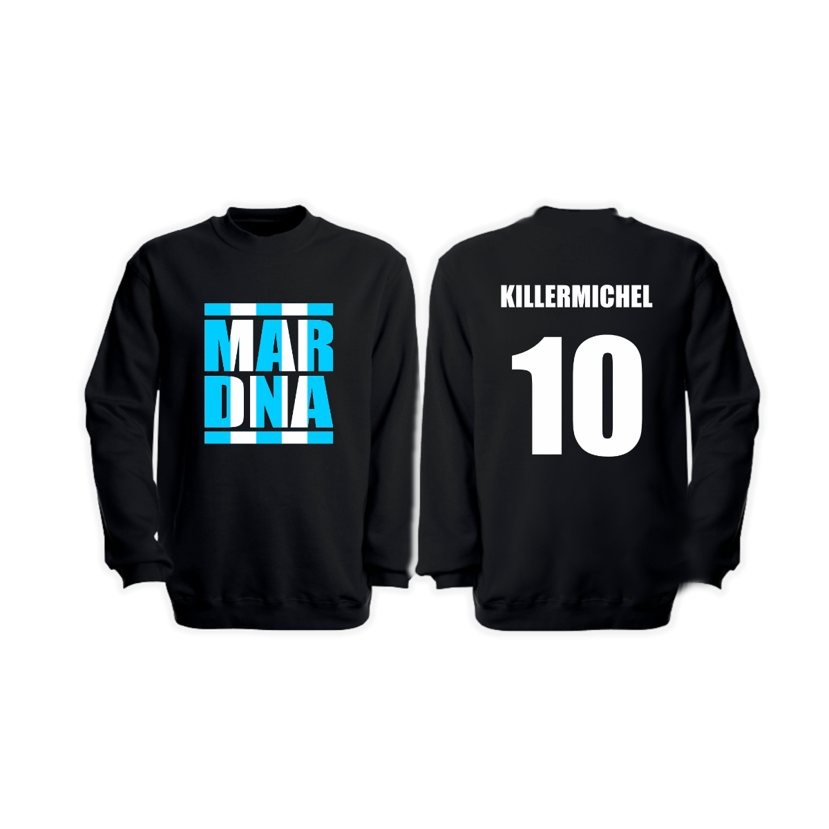 Sweat-Shirt "KILLERMICHEL 10" schwarz