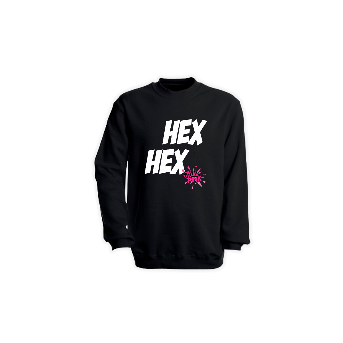 Sweat-Shirt "HEX HEX" schwarz