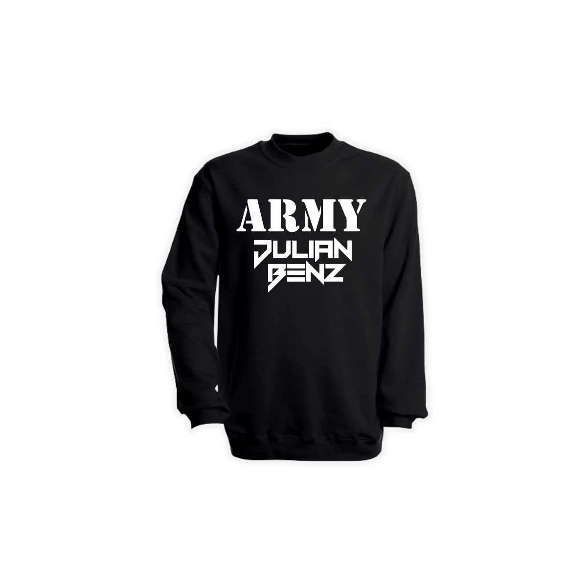 Sweat-Shirt "JULIAN BENZ ARMY" schwarz