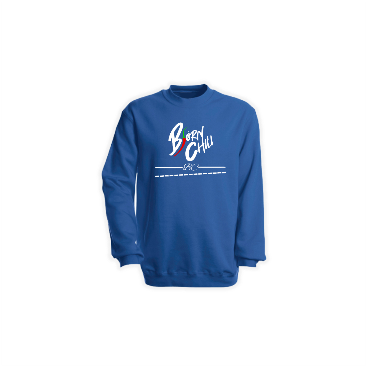 Sweat-Shirt "BJÖRN CHILI Logo" blau