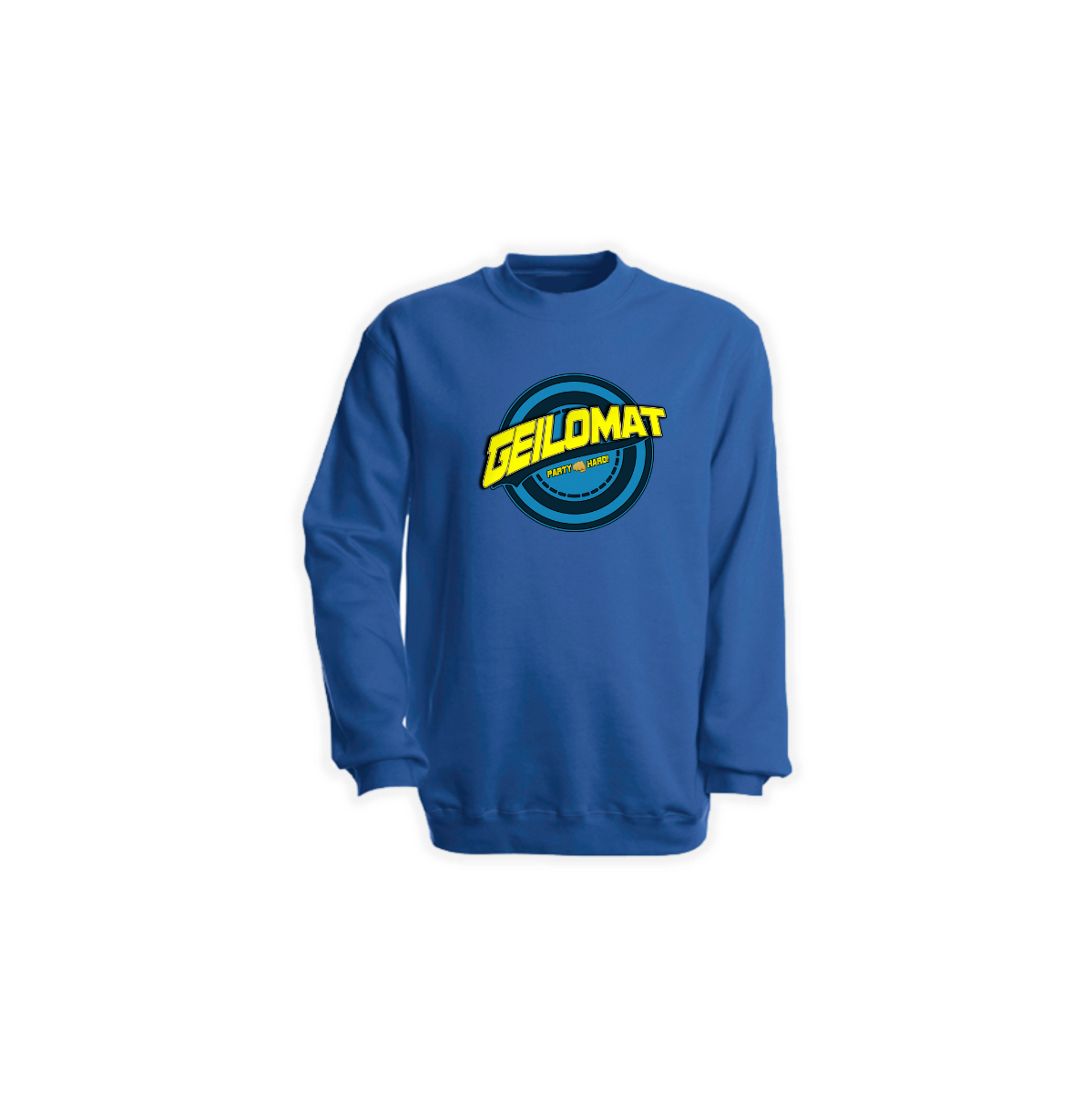 Sweat-Shirt "GEILOMAT Logo" (bunt) blau