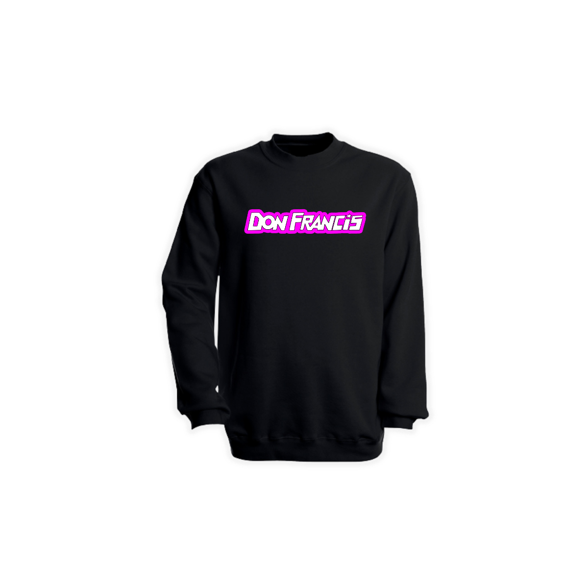 Sweat-Shirt "DON FRANCIS Logo" schwarz