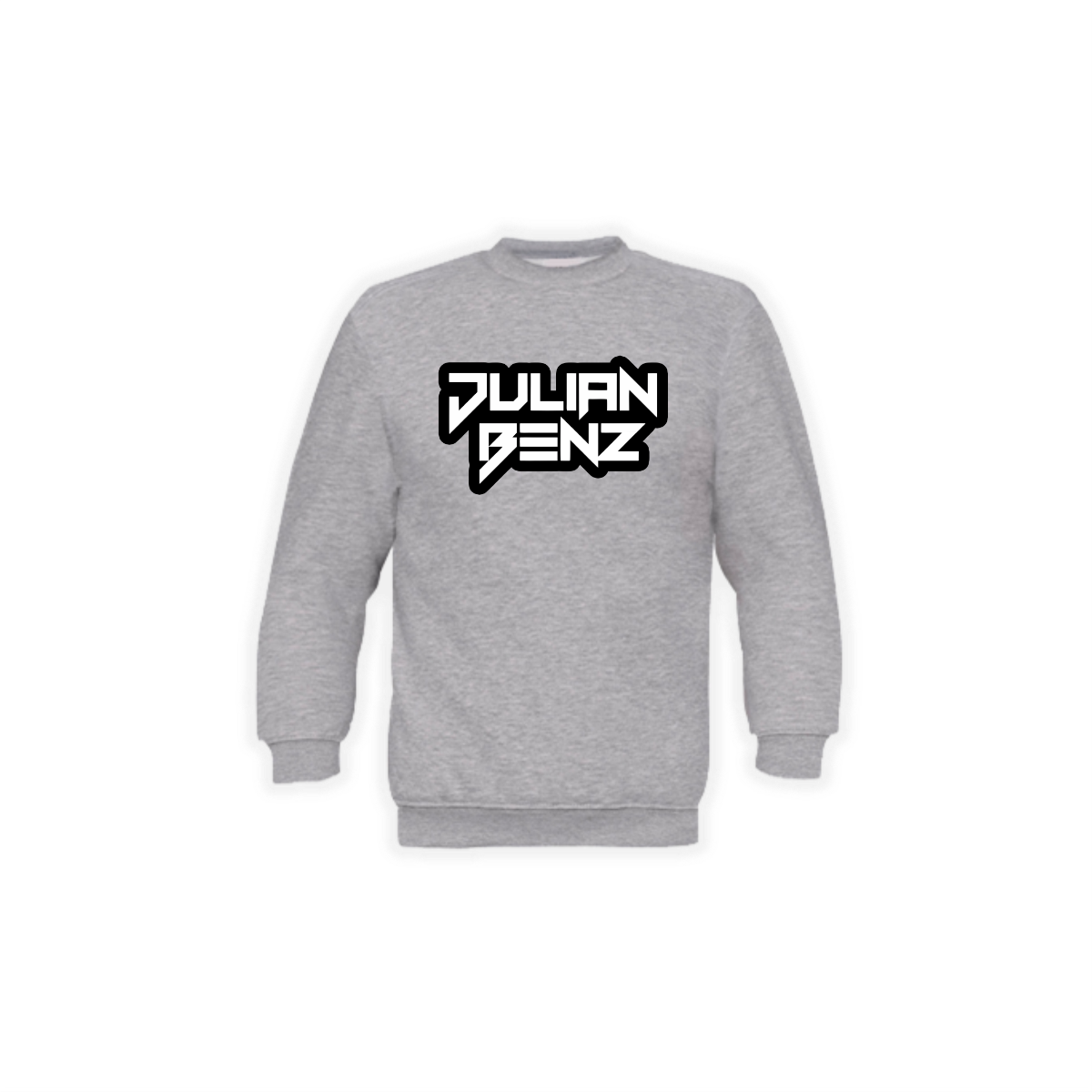 Sweat-Shirt "JULIAN BENZ Logo" grau