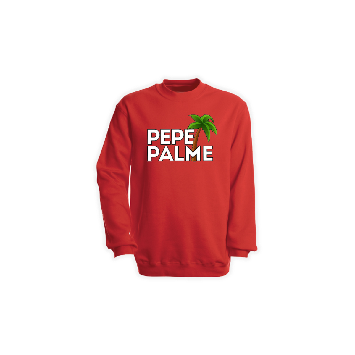 Sweat-Shirt "PEPE PALME Logo" rot