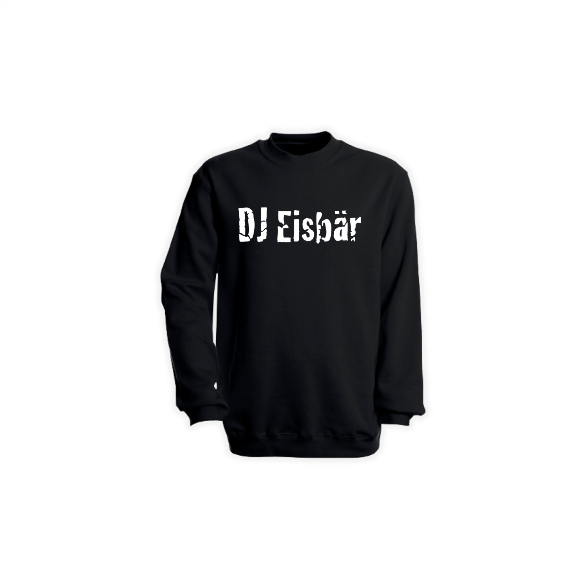 Sweat-Shirt "DJ EISBÄR Logo" schwarz