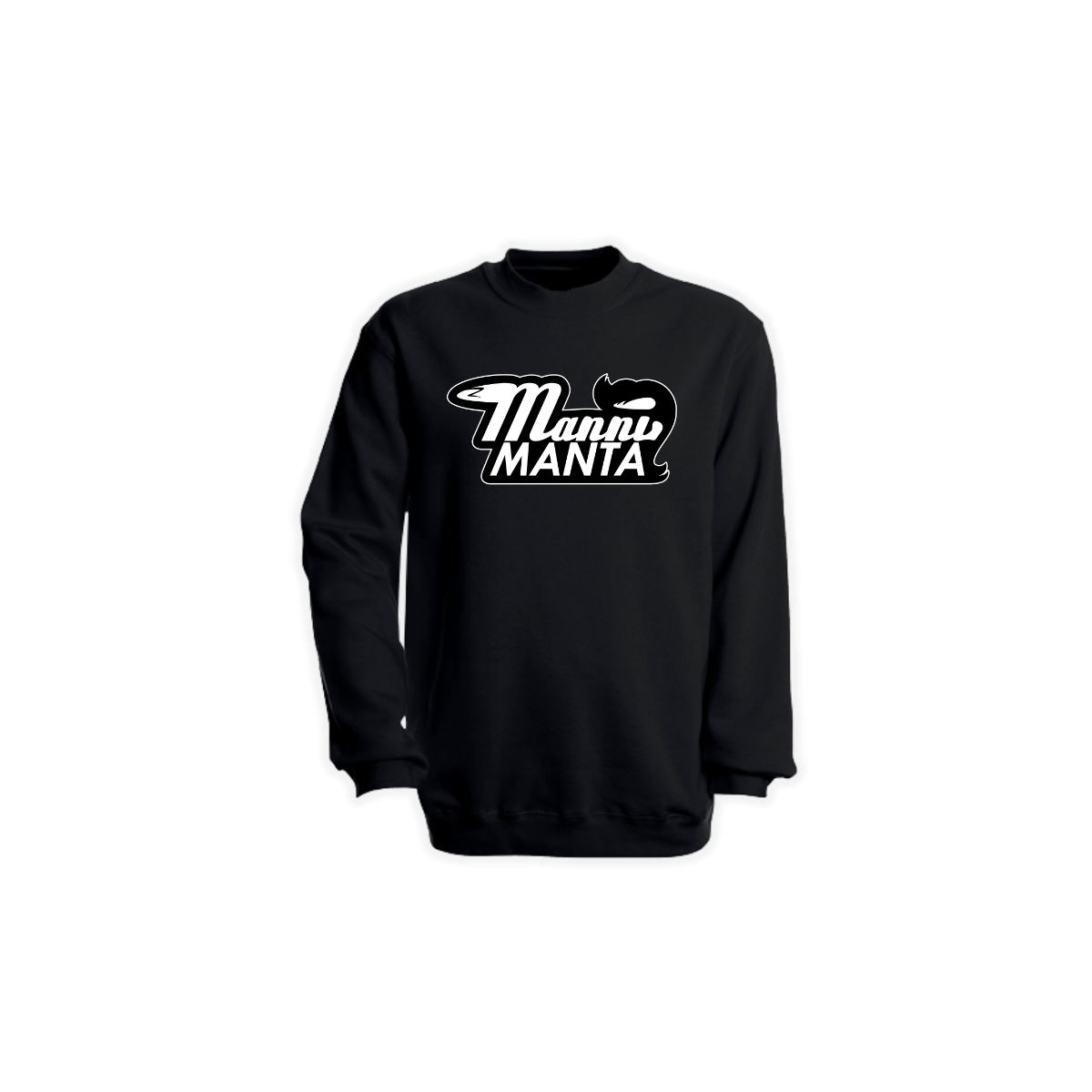 Sweat-Shirt "MANNI MANTA Logo" schwarz