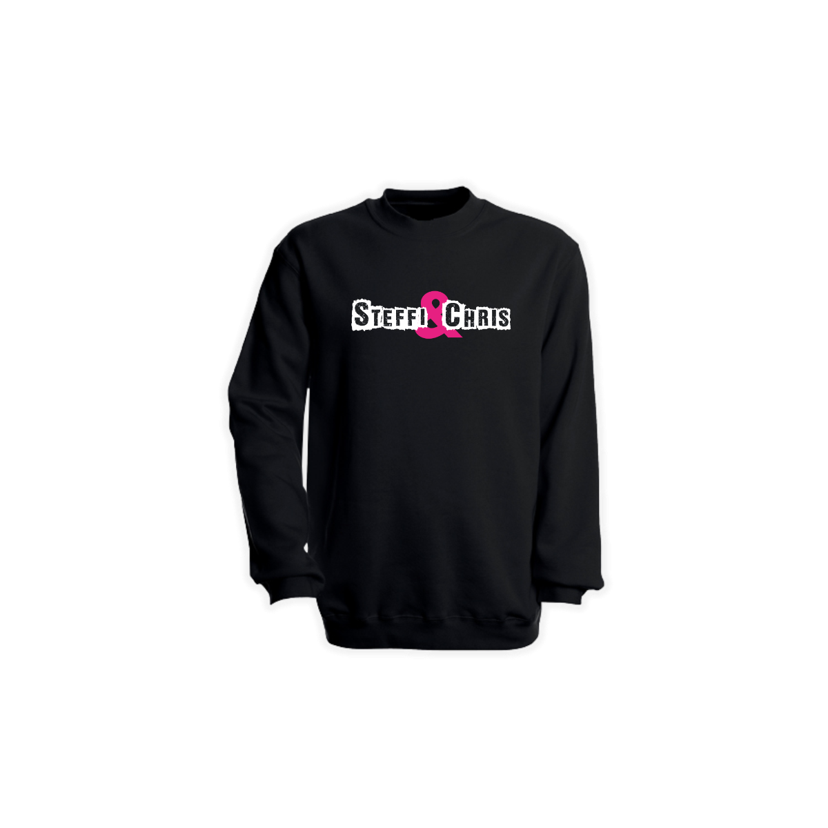 Sweat-Shirt "STEFFI & CHRIS Logo" schwarz
