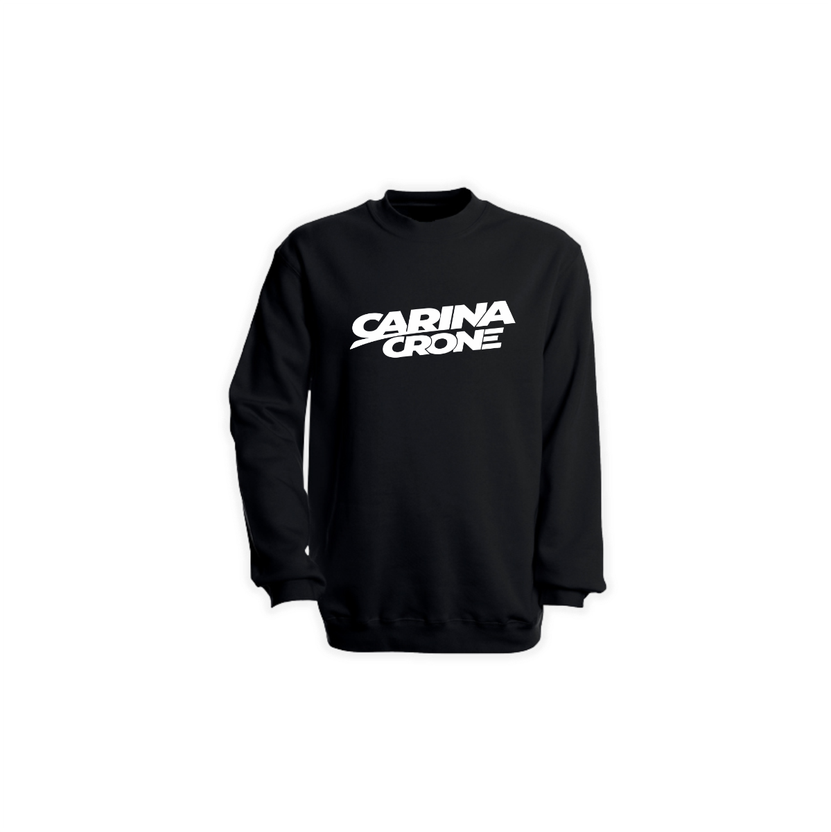 Sweat-Shirt "CARINA CRONE Logo" schwarz