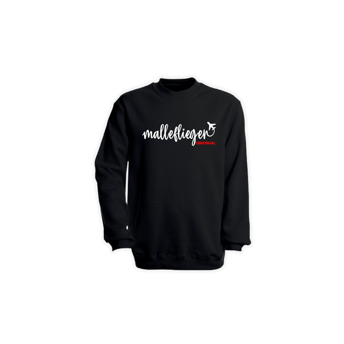 Sweat-Shirt "MALLEFLIEGER" schwarz