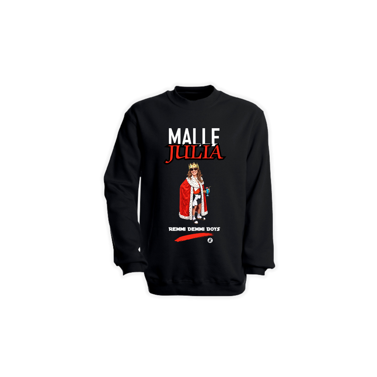 Sweat-Shirt "MALLE JULIA" schwarz
