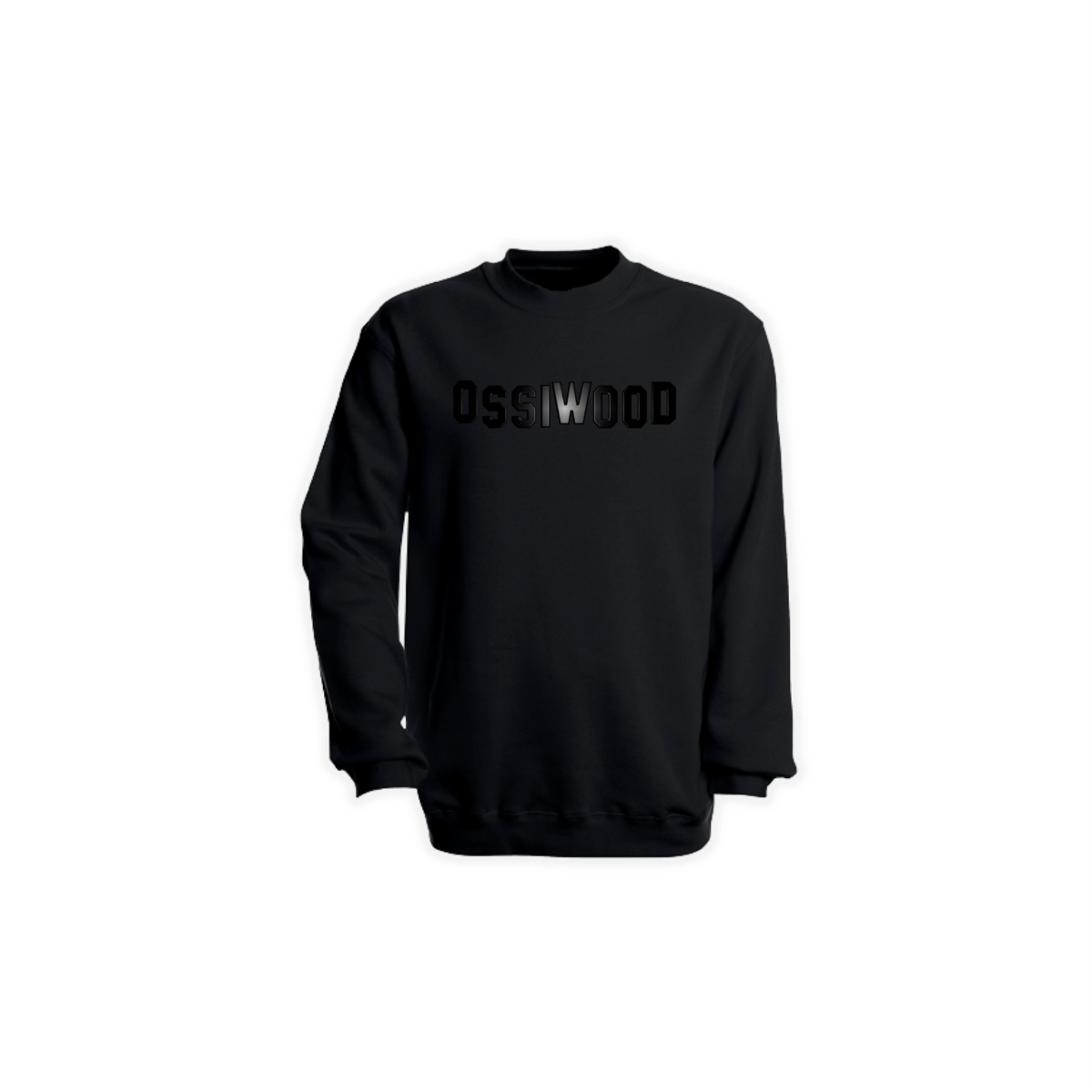 Sweat-Shirt "OSSIWOOD" Blackedition, schwarz