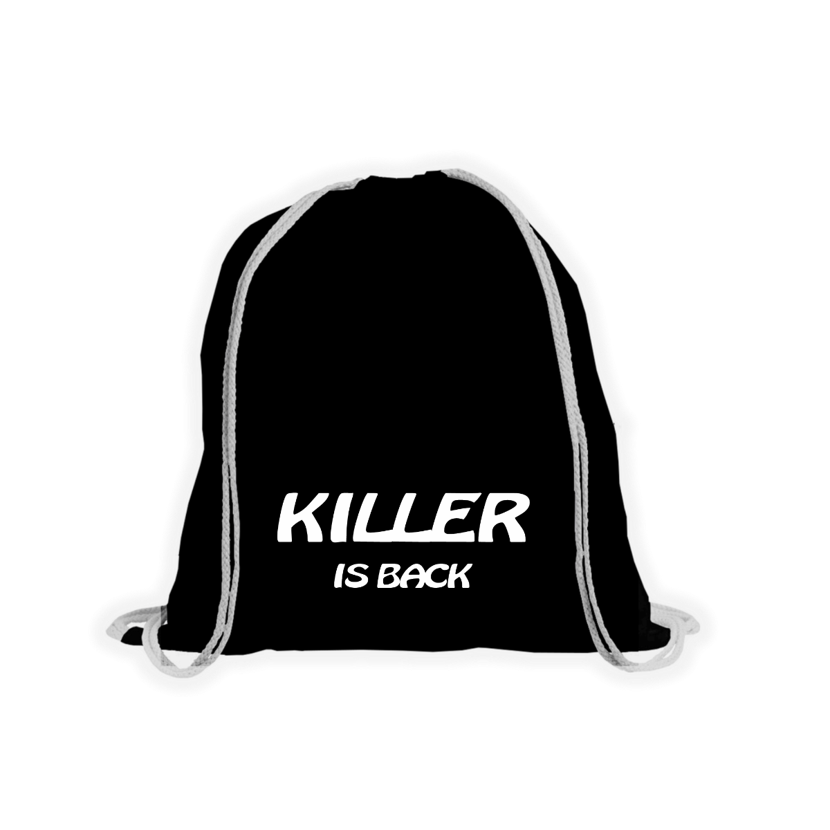 Stoffbeutel "KILLER IS BACK" schwarz