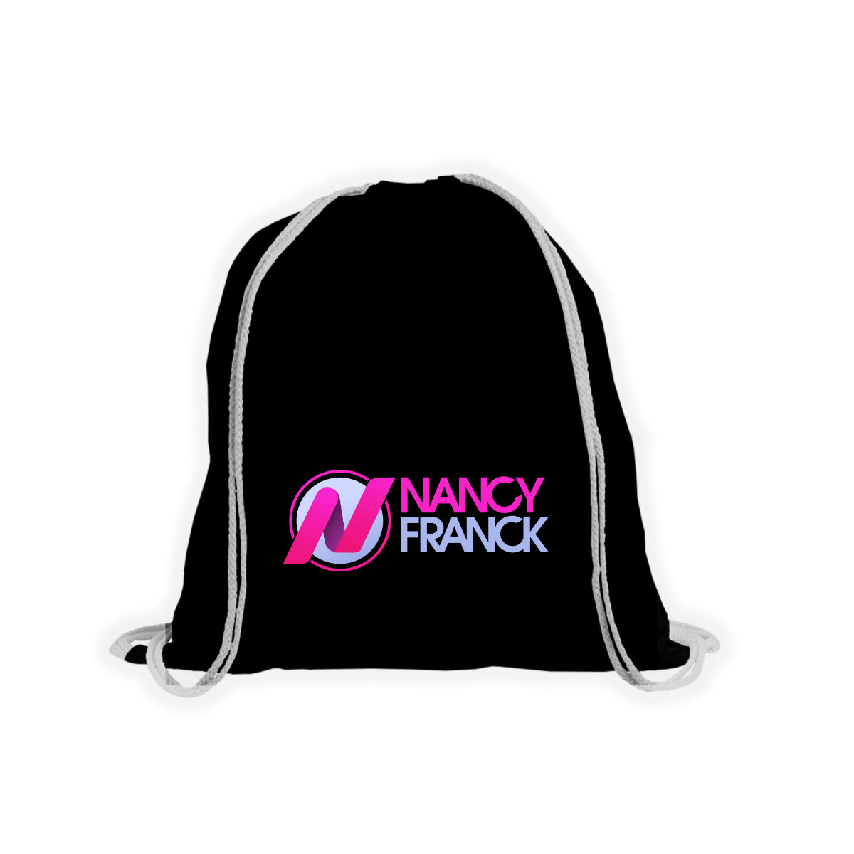 Stoffbeutel "NANCY FRANCK Logo" schwarz