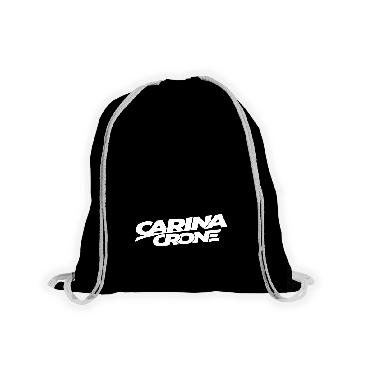 Stoffbeutel "CARINA CRONE Logo" schwarz