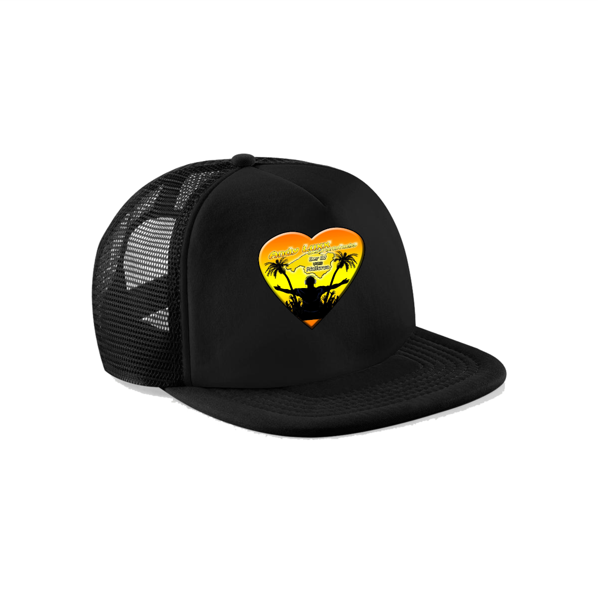 Cap "DER DJ VON MALLORCA" schwarz