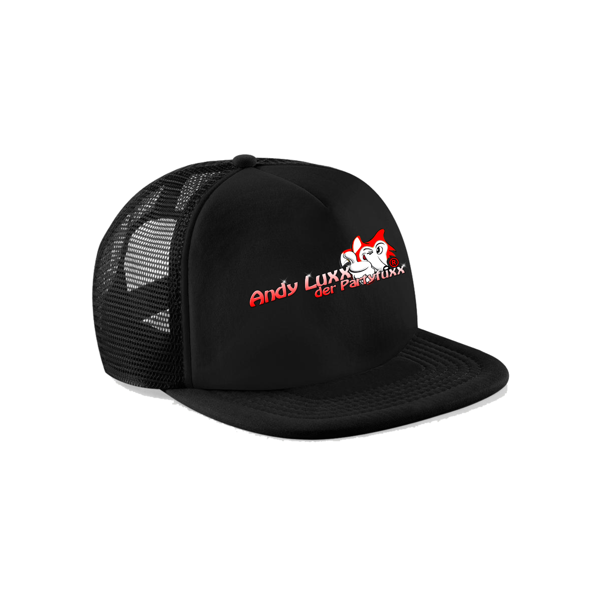 Cap "ANDY LUXX DER PARTYFUXX Logo" rot, schwarz