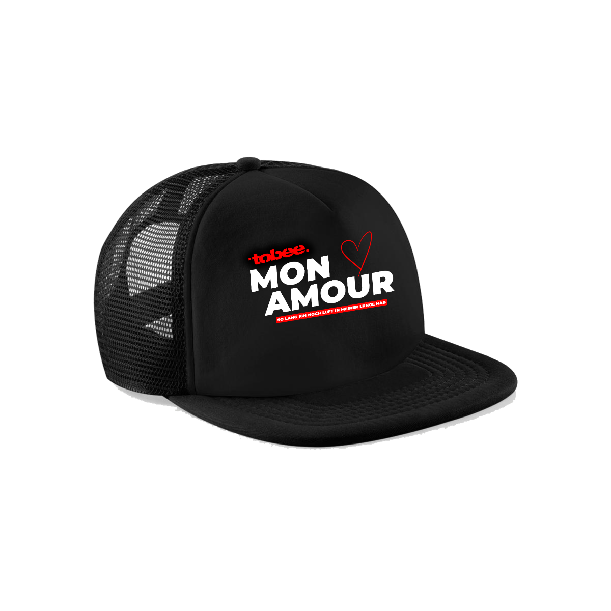 Cap "MON AMOUR - So lang ich noch..." schwarz