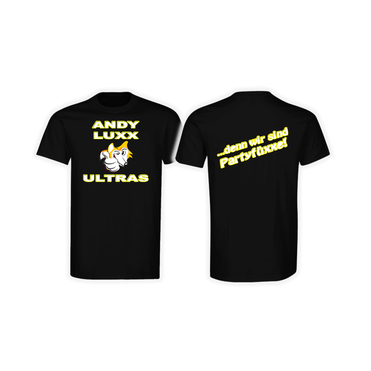 T-Shirt „ANDY LUXX ULTRAS” schwarz
