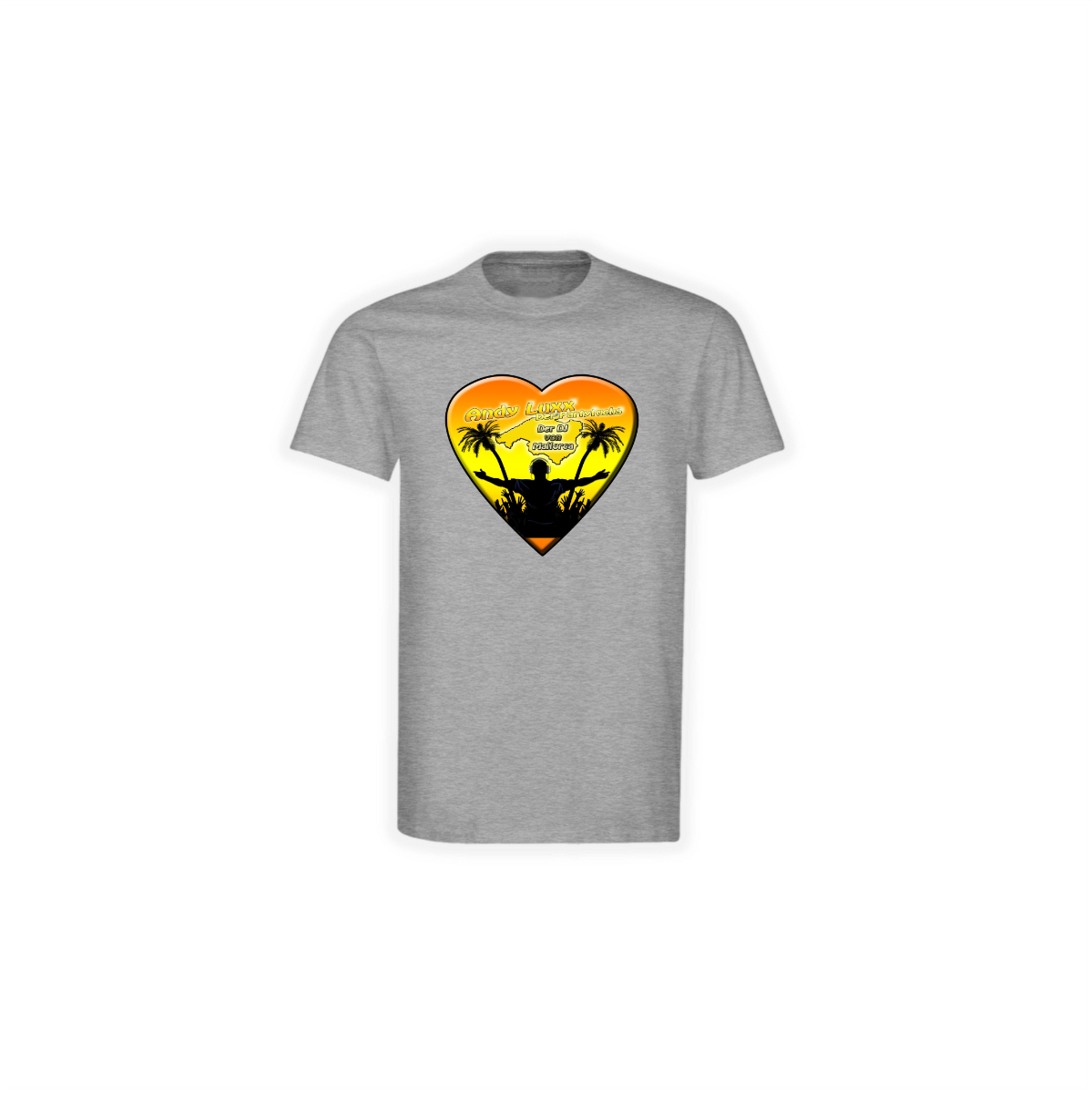 T-Shirt "DER DJ VON MALORCA" grau