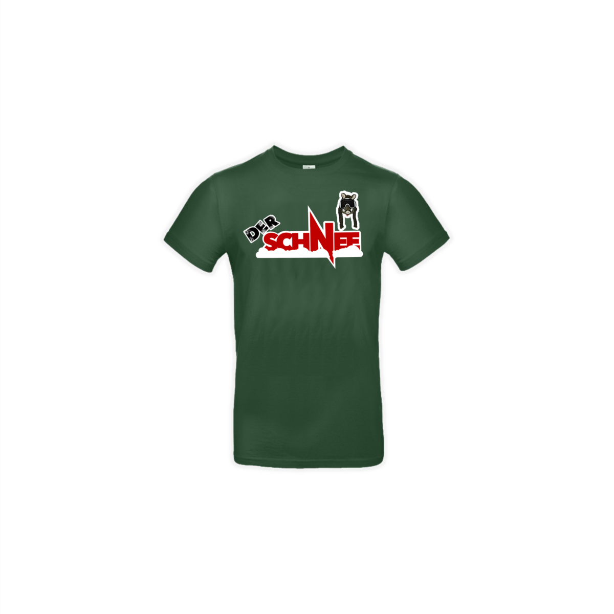 T-Shirt "DER SCHNEE Logo" dunkelgrün