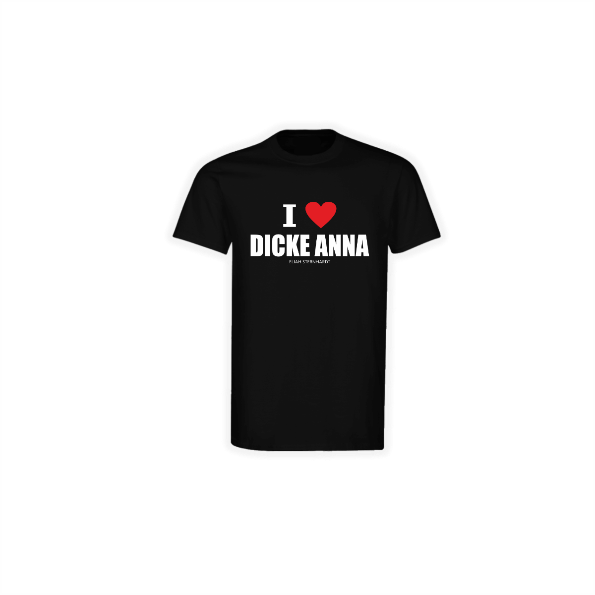 T-Shirt „DICKE ANNA” schwarz