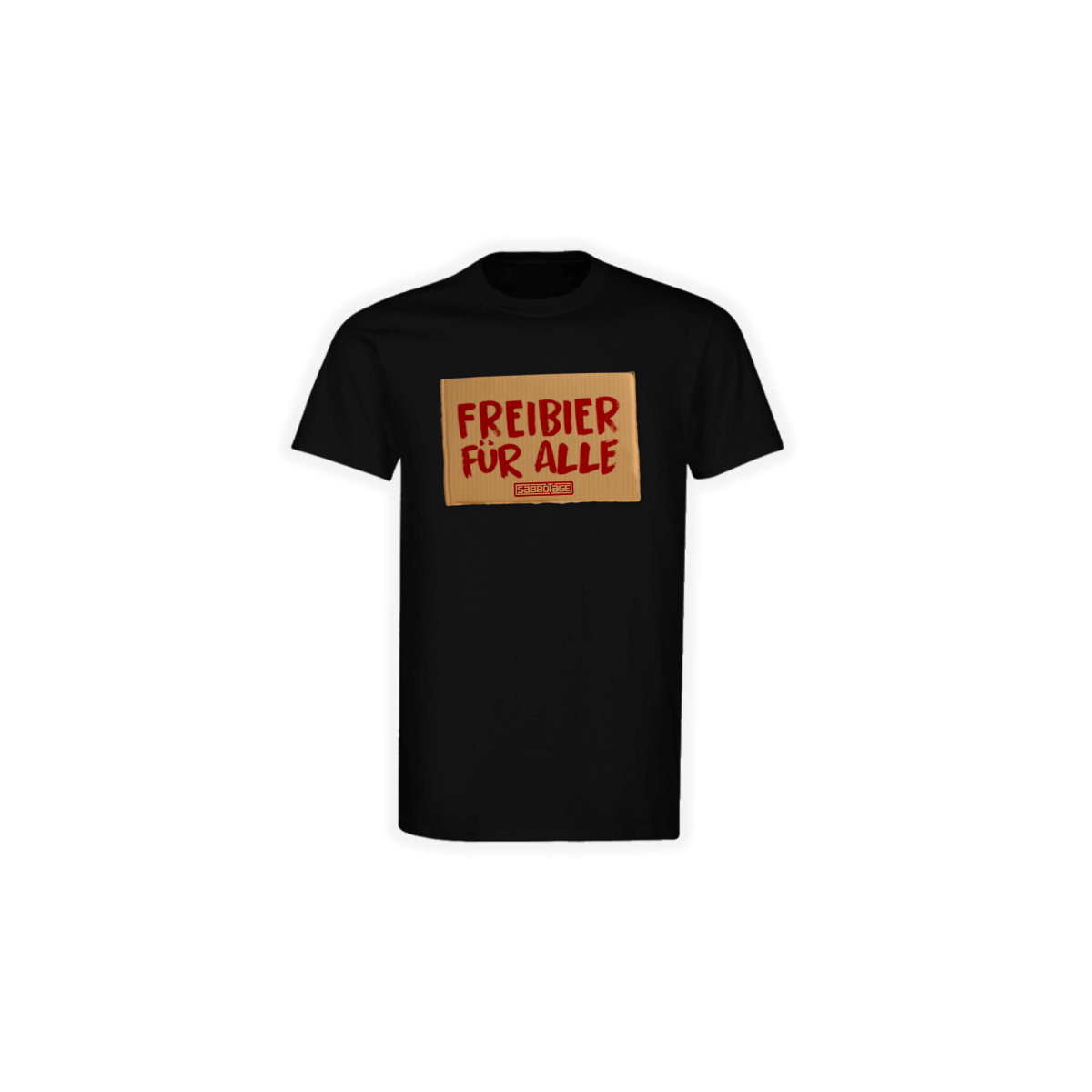 T-Shirt "FREIBIER GÜR ALLE" schwarz