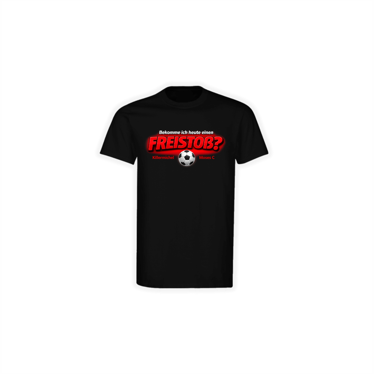 T-Shirt "FREISTOß" schwarz