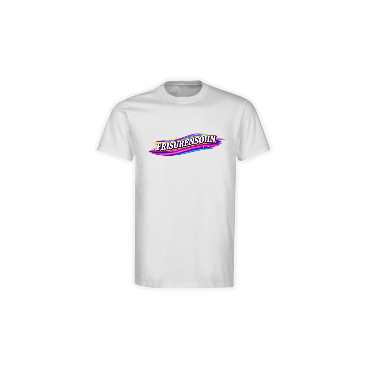 T-Shirt "FRISURENSOHN" weiß