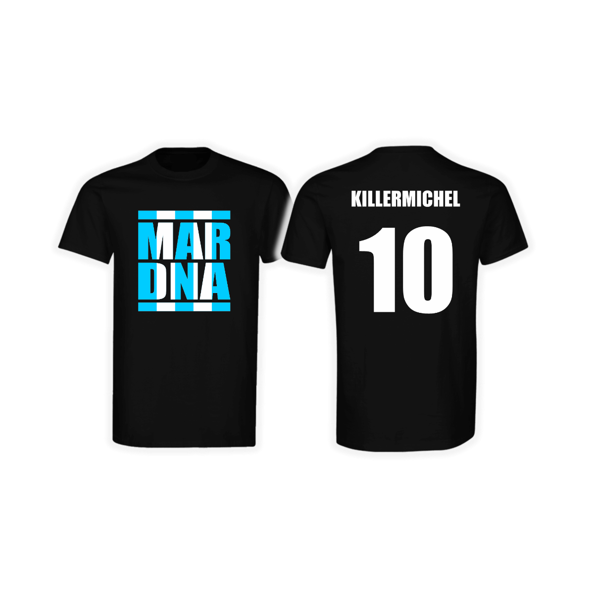 T-Shirt "KILLERMICHEL 10" schwarz