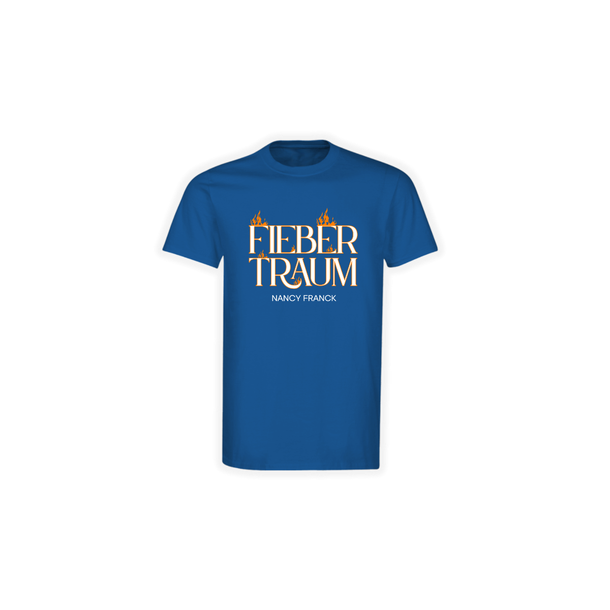 T-Shirt "FIEBERTRAUM" blau