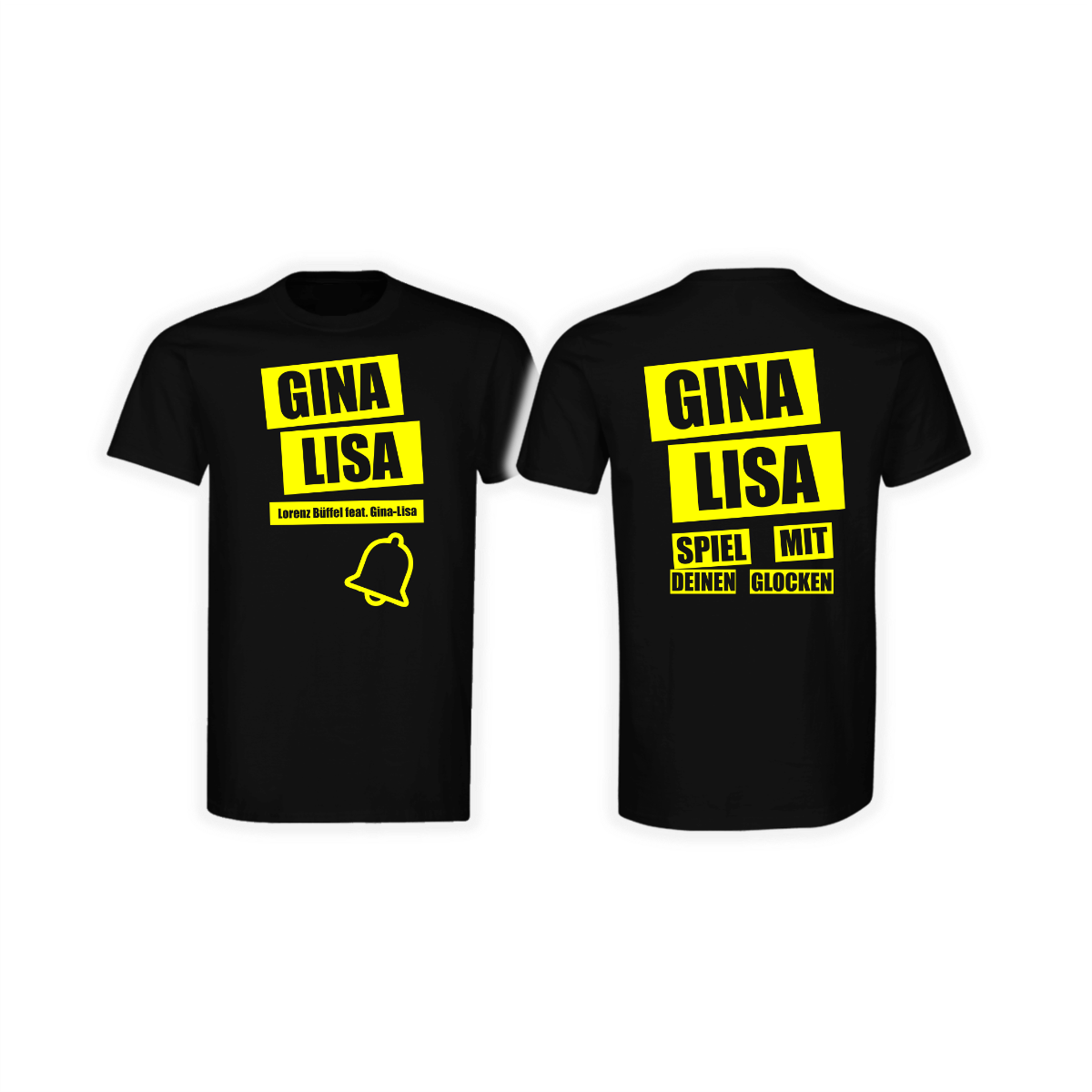 T-Shirt "GINA LISA" schwarz