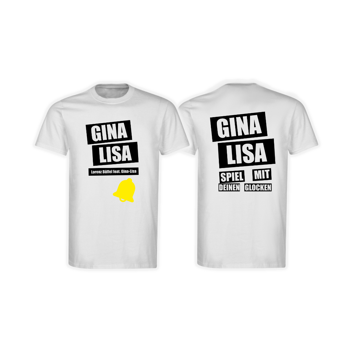 T-Shirt "GINA LISA" weiß