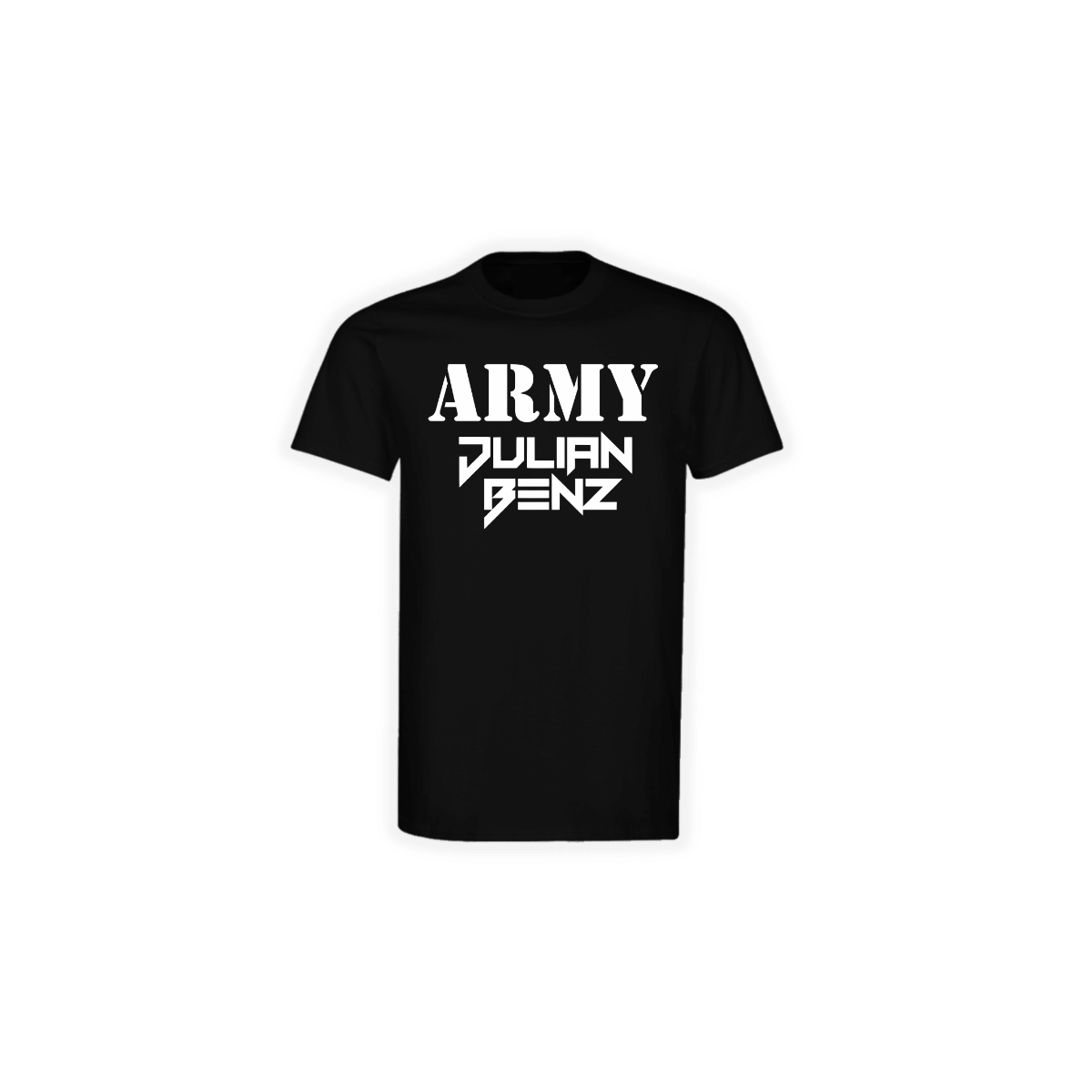 T-Shirt "JULIAN BENZ ARMY" schwarz